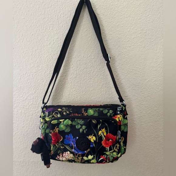 Kipling Handbags - Kipling | Callie Floral Black Crossbody Purse